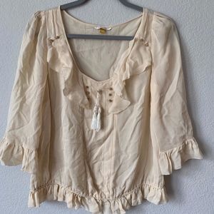 Cream Blouse